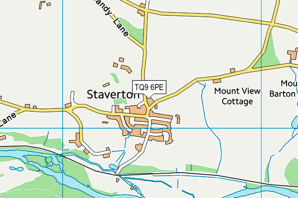 TQ9 6PE map - OS VectorMap District (Ordnance Survey) TQ9 6PE map - OS VectorMap District (Ordnance Survey)