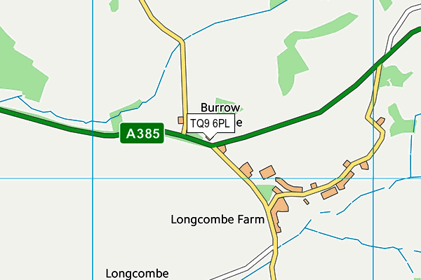 TQ9 6PL map - OS VectorMap District (Ordnance Survey) TQ9 6PL map - OS VectorMap District (Ordnance Survey)