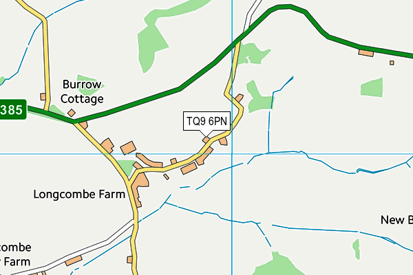 TQ9 6PN map - OS VectorMap District (Ordnance Survey) TQ9 6PN map - OS VectorMap District (Ordnance Survey)