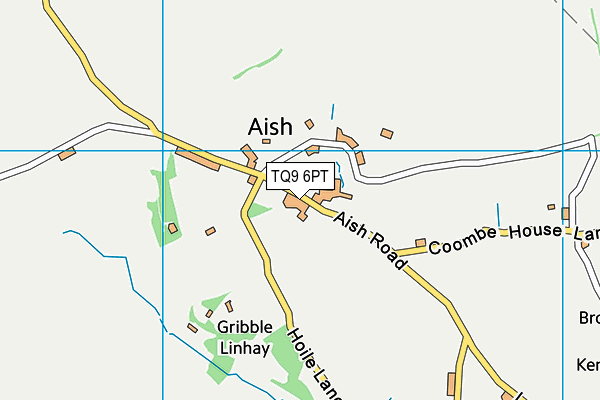 TQ9 6PT map - OS VectorMap District (Ordnance Survey) TQ9 6PT map - OS VectorMap District (Ordnance Survey)