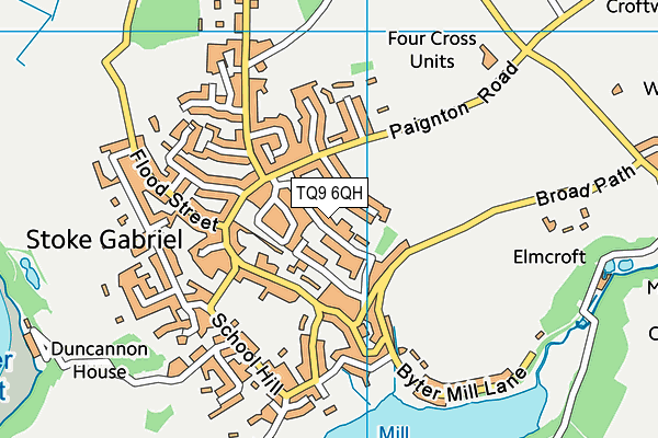 TQ9 6QH map - OS VectorMap District (Ordnance Survey) TQ9 6QH map - OS VectorMap District (Ordnance Survey)