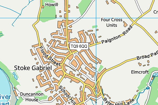 TQ9 6QQ map - OS VectorMap District (Ordnance Survey) TQ9 6QQ map - OS VectorMap District (Ordnance Survey)