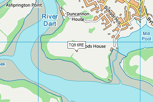 TQ9 6RE map - OS VectorMap District (Ordnance Survey) TQ9 6RE map - OS VectorMap District (Ordnance Survey)
