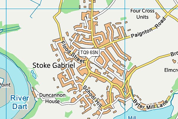 TQ9 6SN map - OS VectorMap District (Ordnance Survey) TQ9 6SN map - OS VectorMap District (Ordnance Survey)