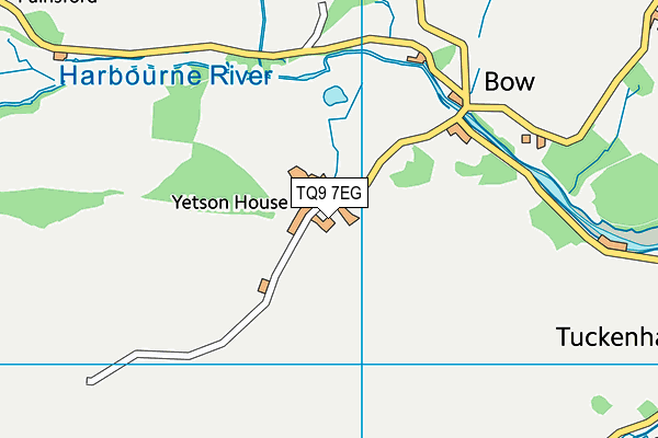 TQ9 7EG map - OS VectorMap District (Ordnance Survey) TQ9 7EG map - OS VectorMap District (Ordnance Survey)