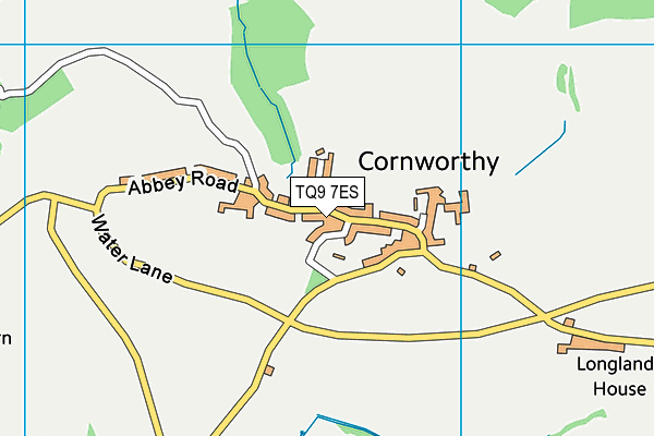 TQ9 7ES map - OS VectorMap District (Ordnance Survey) TQ9 7ES map - OS VectorMap District (Ordnance Survey)