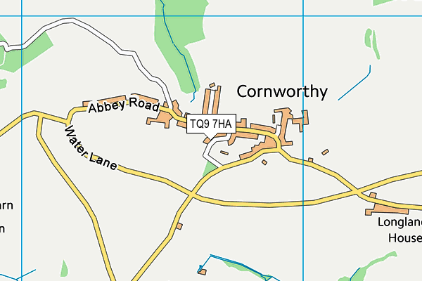 TQ9 7HA map - OS VectorMap District (Ordnance Survey) TQ9 7HA map - OS VectorMap District (Ordnance Survey)
