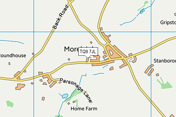 TQ9 7JL map - OS VectorMap District (Ordnance Survey) TQ9 7JL map - OS VectorMap District (Ordnance Survey)