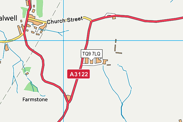 TQ9 7LQ map - OS VectorMap District (Ordnance Survey) TQ9 7LQ map - OS VectorMap District (Ordnance Survey)