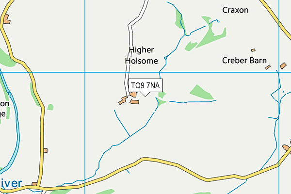 TQ9 7NA map - OS VectorMap District (Ordnance Survey) TQ9 7NA map - OS VectorMap District (Ordnance Survey)