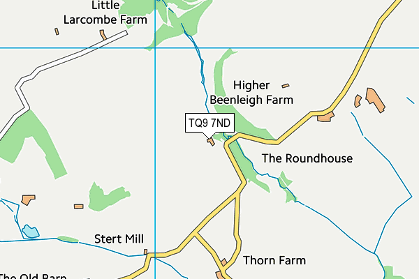 TQ9 7ND map - OS VectorMap District (Ordnance Survey) TQ9 7ND map - OS VectorMap District (Ordnance Survey)