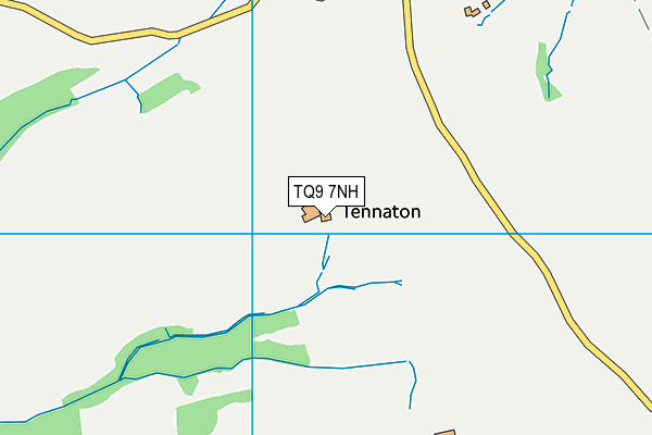 TQ9 7NH map - OS VectorMap District (Ordnance Survey) TQ9 7NH map - OS VectorMap District (Ordnance Survey)