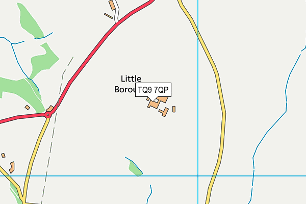 TQ9 7QP map - OS VectorMap District (Ordnance Survey) TQ9 7QP map - OS VectorMap District (Ordnance Survey)