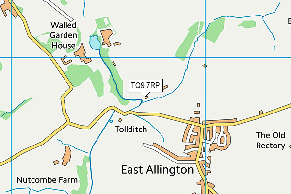 TQ9 7RP map - OS VectorMap District (Ordnance Survey) TQ9 7RP map - OS VectorMap District (Ordnance Survey)