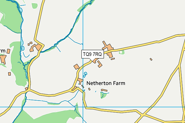 TQ9 7RQ map - OS VectorMap District (Ordnance Survey) TQ9 7RQ map - OS VectorMap District (Ordnance Survey)