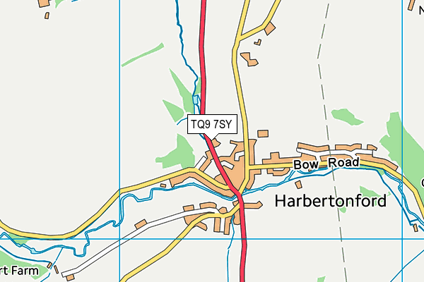 TQ9 7SY map - OS VectorMap District (Ordnance Survey) TQ9 7SY map - OS VectorMap District (Ordnance Survey)