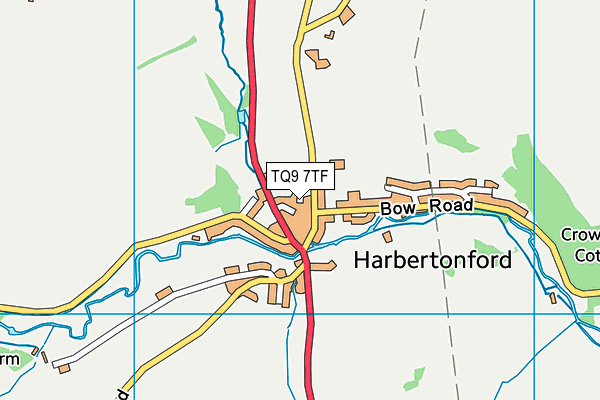 TQ9 7TF map - OS VectorMap District (Ordnance Survey) TQ9 7TF map - OS VectorMap District (Ordnance Survey)