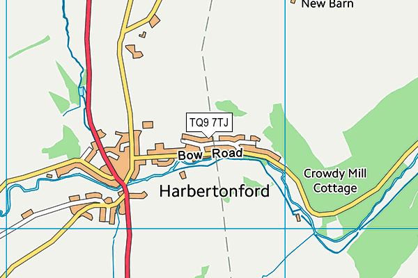 TQ9 7TJ map - OS VectorMap District (Ordnance Survey) TQ9 7TJ map - OS VectorMap District (Ordnance Survey)