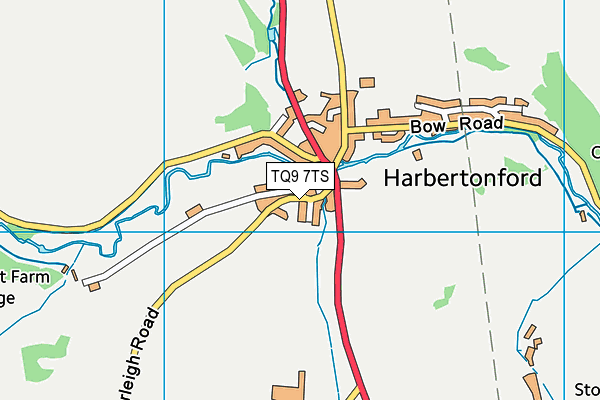 TQ9 7TS map - OS VectorMap District (Ordnance Survey) TQ9 7TS map - OS VectorMap District (Ordnance Survey)