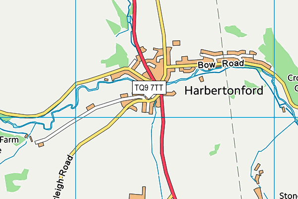 TQ9 7TT map - OS VectorMap District (Ordnance Survey) TQ9 7TT map - OS VectorMap District (Ordnance Survey)