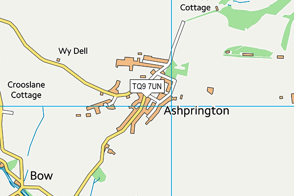 TQ9 7UN map - OS VectorMap District (Ordnance Survey) TQ9 7UN map - OS VectorMap District (Ordnance Survey)