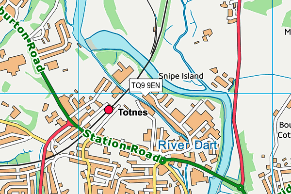 TQ9 9EN map - OS VectorMap District (Ordnance Survey) TQ9 9EN map - OS VectorMap District (Ordnance Survey)