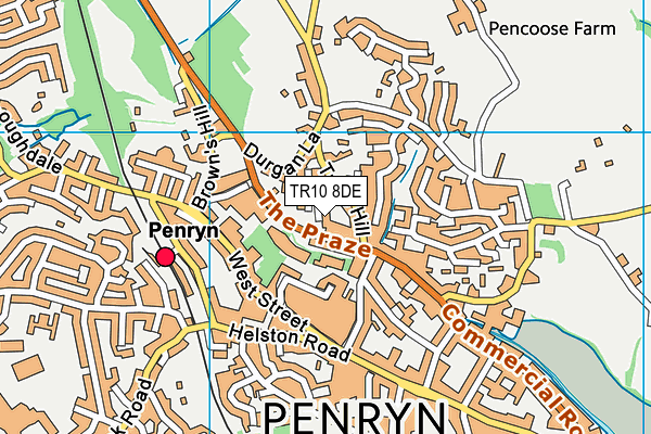 TR10 8DE map - OS VectorMap District (Ordnance Survey) TR10 8DE map - OS VectorMap District (Ordnance Survey)