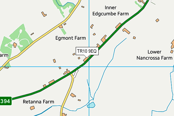 TR10 9EQ map - OS VectorMap District (Ordnance Survey) TR10 9EQ map - OS VectorMap District (Ordnance Survey)