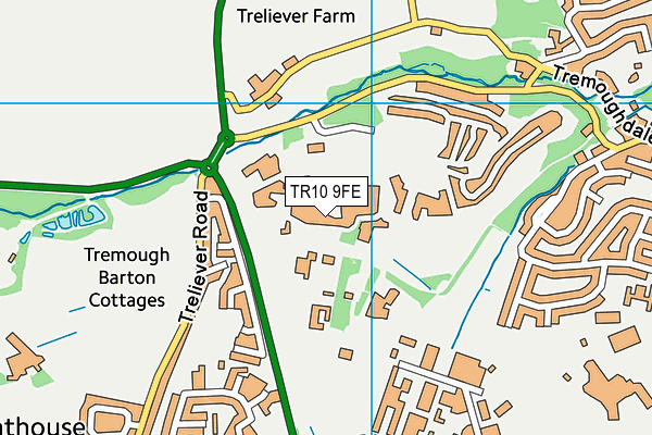 TR10 9FE map - OS VectorMap District (Ordnance Survey) TR10 9FE map - OS VectorMap District (Ordnance Survey)