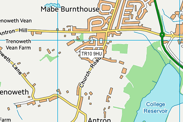 TR10 9HU map - OS VectorMap District (Ordnance Survey) TR10 9HU map - OS VectorMap District (Ordnance Survey)