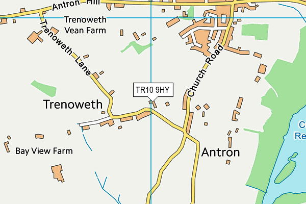 TR10 9HY map - OS VectorMap District (Ordnance Survey) TR10 9HY map - OS VectorMap District (Ordnance Survey)