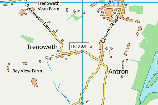 TR10 9JH map - OS VectorMap District (Ordnance Survey) TR10 9JH map - OS VectorMap District (Ordnance Survey)