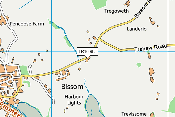 TR10 9LJ map - OS VectorMap District (Ordnance Survey) TR10 9LJ map - OS VectorMap District (Ordnance Survey)