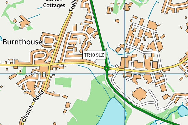 TR10 9LZ map - OS VectorMap District (Ordnance Survey) TR10 9LZ map - OS VectorMap District (Ordnance Survey)