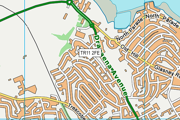TR11 2FE map - OS VectorMap District (Ordnance Survey) TR11 2FE map - OS VectorMap District (Ordnance Survey)