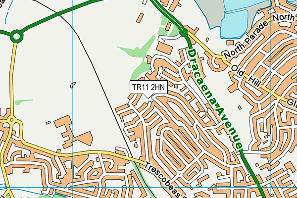 TR11 2HN map - OS VectorMap District (Ordnance Survey) TR11 2HN map - OS VectorMap District (Ordnance Survey)