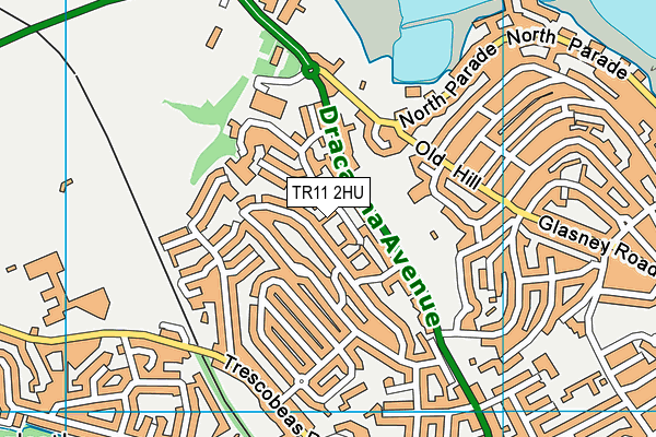 TR11 2HU map - OS VectorMap District (Ordnance Survey) TR11 2HU map - OS VectorMap District (Ordnance Survey)