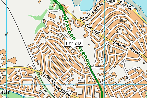 TR11 2HX map - OS VectorMap District (Ordnance Survey) TR11 2HX map - OS VectorMap District (Ordnance Survey)
