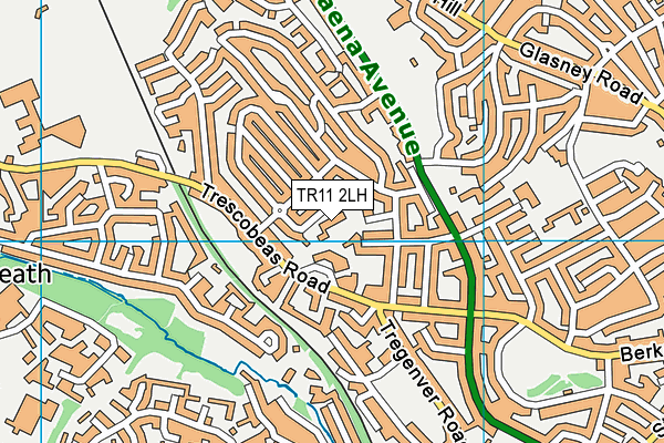 TR11 2LH map - OS VectorMap District (Ordnance Survey) TR11 2LH map - OS VectorMap District (Ordnance Survey)