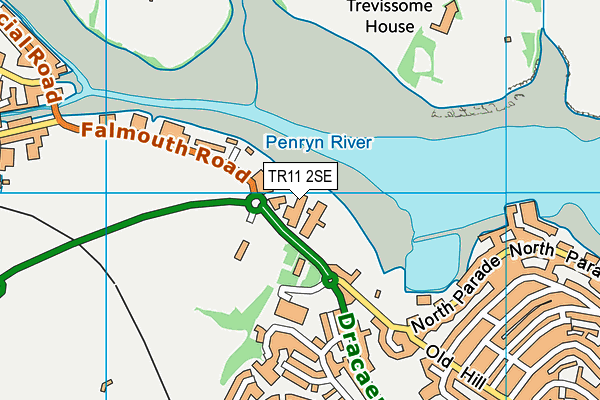 TR11 2SE map - OS VectorMap District (Ordnance Survey) TR11 2SE map - OS VectorMap District (Ordnance Survey)