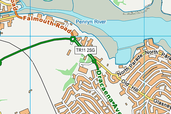 TR11 2SG map - OS VectorMap District (Ordnance Survey) TR11 2SG map - OS VectorMap District (Ordnance Survey)
