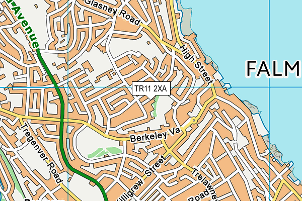 TR11 2XA map - OS VectorMap District (Ordnance Survey) TR11 2XA map - OS VectorMap District (Ordnance Survey)