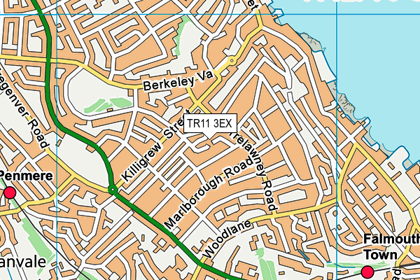 TR11 3EX map - OS VectorMap District (Ordnance Survey) TR11 3EX map - OS VectorMap District (Ordnance Survey)