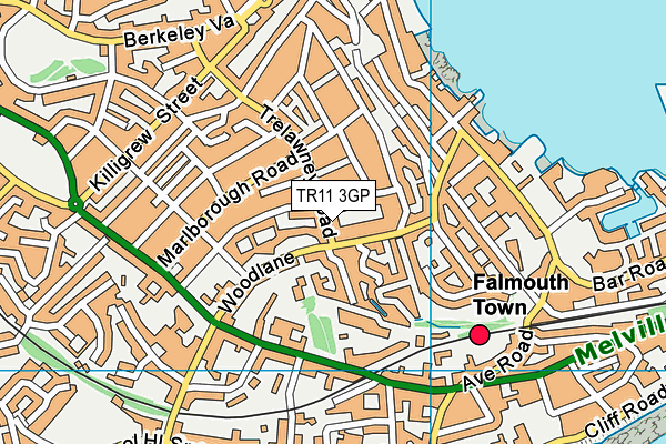 TR11 3GP map - OS VectorMap District (Ordnance Survey) TR11 3GP map - OS VectorMap District (Ordnance Survey)