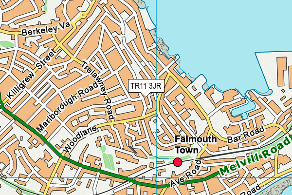 TR11 3JR map - OS VectorMap District (Ordnance Survey) TR11 3JR map - OS VectorMap District (Ordnance Survey)
