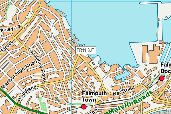 TR11 3JT map - OS VectorMap District (Ordnance Survey) TR11 3JT map - OS VectorMap District (Ordnance Survey)