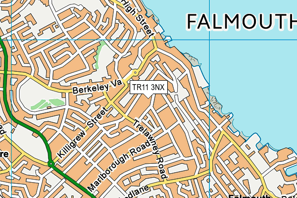 TR11 3NX map - OS VectorMap District (Ordnance Survey) TR11 3NX map - OS VectorMap District (Ordnance Survey)