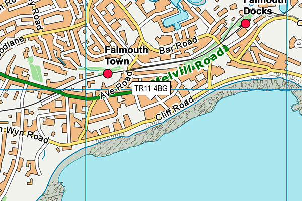 TR11 4BG map - OS VectorMap District (Ordnance Survey) TR11 4BG map - OS VectorMap District (Ordnance Survey)