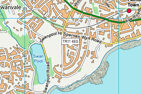 TR11 4EG map - OS VectorMap District (Ordnance Survey) TR11 4EG map - OS VectorMap District (Ordnance Survey)