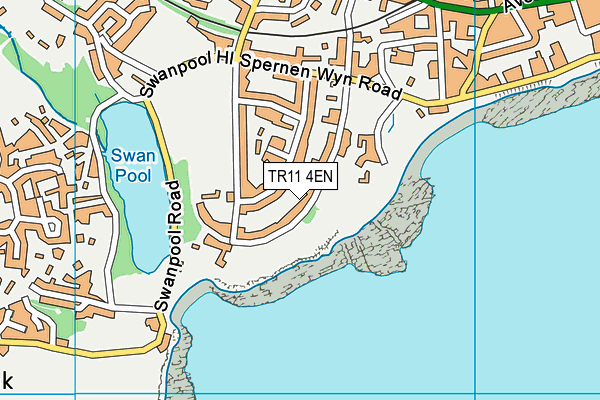 TR11 4EN map - OS VectorMap District (Ordnance Survey) TR11 4EN map - OS VectorMap District (Ordnance Survey)